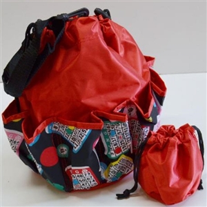 10 Pocket Bingo Dauber Bag | Drawstring Bingo Bag